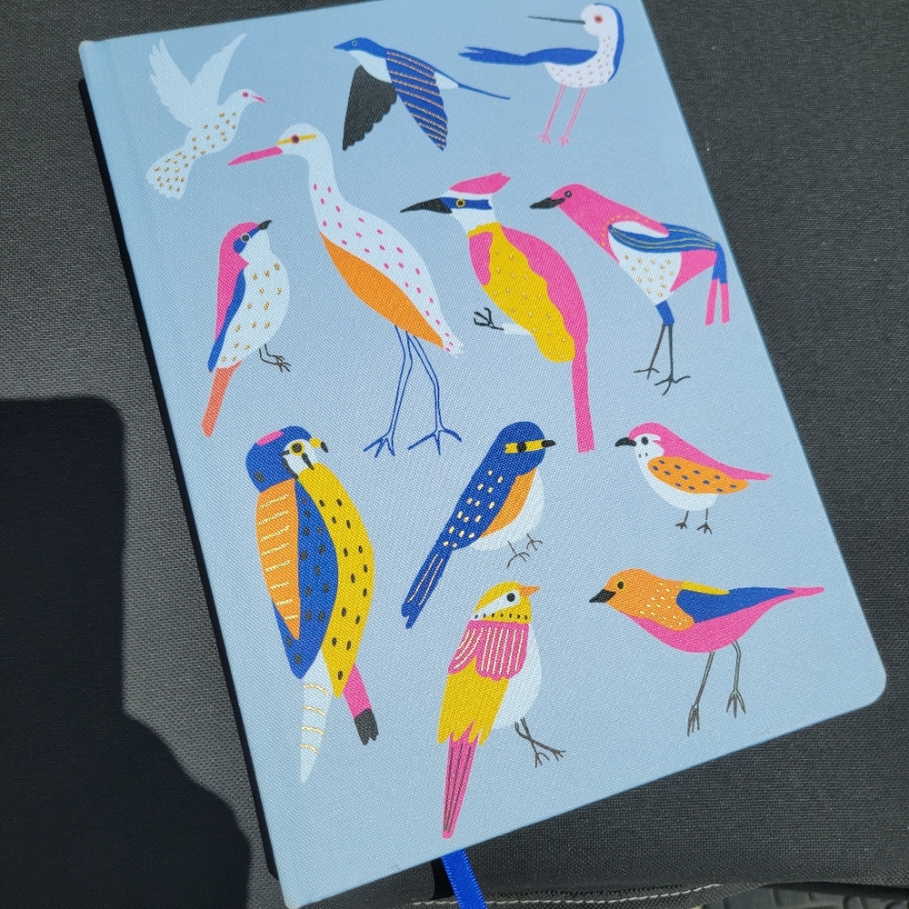 Threshold Journal with Colorful Bird Cover ~ GUC ~ Junk Journal ~ Planner
